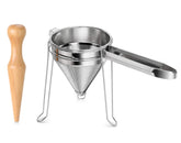 New Star Foodservice 42566 fine-mesh chinois for silky sauces and broths.