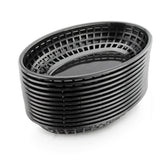 New Star Foodservice 44140 black oval basket, durable design for versatile serving
