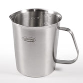 Newness measuring cup with inside scales for precise OZ/ML/Cup measurements.
