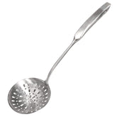 Newness Skimmer Slotted Spoon rustproof finish ideal for frying and draining.