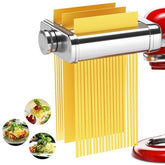 NEWSETS 3in1 sheet-roller creates even pasta sheets for consistent results