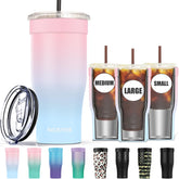 Niceyos universal iced coffee sleeve 3in1 fits 16-32 oz cups from Starbucks, Dunkin, McDonalds