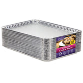 Nicole Home Collection half-size textured aluminum sheet pan for even baking and easy handling.