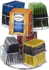 Nifty Solutions tea bag carousel spinning base for easy flavor selection.