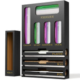 NIKUY 9-in-1 bamboo foil and wrap organizer in a drawer for tidy storage.