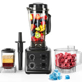 Nilpferd 3-in-1 blender front view showing power and design for smoothies and sauces