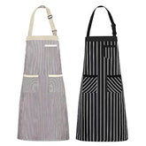 NLUS apron front view in Umber and Black with adjustable neck strap