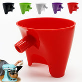 NOBALLS flour funnel for KitchenAid directs dry ingredients into the bowl with no mess.