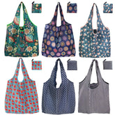 Noilk foldable grocery bags show compact storage and reusable convenience.