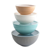 Nordic Ware prep and serve bowls 2-quart with secure lid for efficient meal prep.