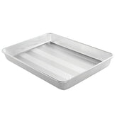 Nordic Ware Prism top-view shows grid for even air flow and easy release.