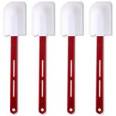 Norme four-piece spatula set with silicone heads for versatile cooking.