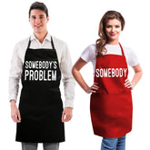 Norpaz funny couples apron set displays playful design for shared kitchen moments.