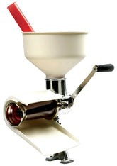 Norpro 1951 The Original Sauce Master assembly showing pulp and juice separation.