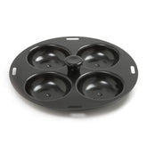 Norpro 992 poacher top view shows easy egg release for perfect breakfasts.