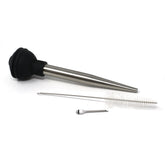 Norpro deluxe baster needle injects flavorful juices into roasts.