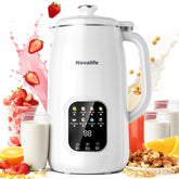 Novalife 8-in-1 Nut Milk Maker 40oz producing fresh plant milks at home