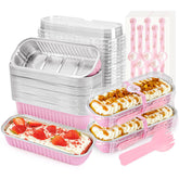 NPLUX mini cake pans with lids for easy portions at gatherings.