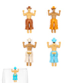 NPW Drinking Buddies Clint cowboy glass marker keeps drinks identifiable and adds playful flair.