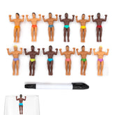 NPW Drinking Buddies Party Edition markers on a glass, helping guests identify their drinks.