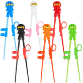 Nuanchu Ninja training chopsticks show ambidextrous grip for all ages