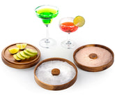 Nucookery 3-tier wood bar rimmer with layered compartments for efficient rims.