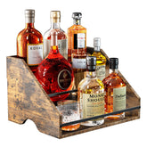 Nuovoware liquor bottle display shelf for a stylish home bar