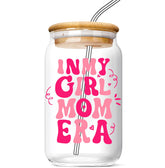 Nurforta in my girl mom era cup with lid and straw for daily iced coffee