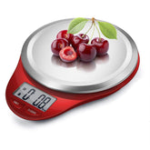NUTRI FIT Food Scale on countertop for precise ingredient measurement.