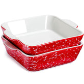 NUTRIUPS 13oz square baking dish for individual portions, even heating.
