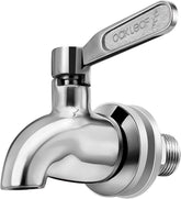 Oak Leaf spigot polished finish close-up for seamless pours.