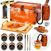 Oaksea Old Fashioned Smoker Kit front view for versatile at-home smoked cocktails.