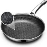 OATOFP non-stick frying pan with snowflake surface for easy release and even heating.