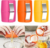 OCPBGMS egg-shell-opener for raw eggs, clean, mess-free cracking.