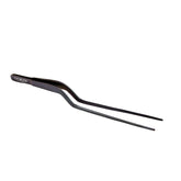 O'Creme 8-Inch offset tweezers on a plate for precise plating