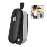 ODSD 2 in 1 mini bag sealer cutting and sealing snacks to stay fresh.