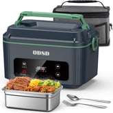 ODSD cordless lunch box heats on the fly, ideal for on-site meals.