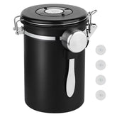 Ohtomber coffee canister lid seals freshness with airtight closure.
