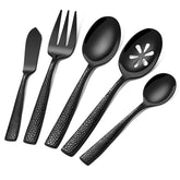 Ollex hammered serving spoon enhances buffet presentation and easy serving
