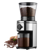 Ollygrin Burr Coffee Grinder with conical burrs delivering uniform grounds for rich aroma