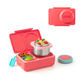 OmieBox UP bento with hot and cold compartments for school meals.