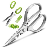 OneBom Kitchen Shears 2-pack for versatile kitchen cutting tasks.