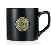 Onebttl Boss Gifts mug with golden badge, a premium gifting option.