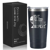 Onebttl Ice Hockey Player Gift 20oz tumbler with lid for on-the-go hydration.