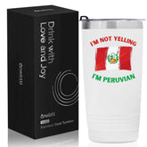 Onebttl Peruvian Gifts Flag Mug for daily coffee rituals