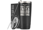 Onebttl Surfing Tumbler with board-meeting quote, ideal for on-the-go beach companion.