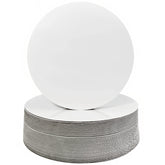 ONEMORE 12-inch white cake board in flat lay, ideal base for showcase baking