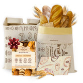 ONIXCORE 2XL beeswax bread bag for long-lasting freshness of homemade loaves