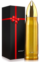 OOPERAY Bullet Tumbler 17oz keeps coffee hot on the go.