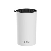 OOU universal knife block round with slot design protecting blades and saving counter space